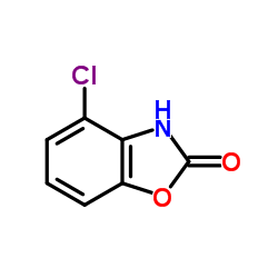 4-Chloro-1,3-benzoxazol-2(3H)-one结构式