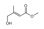 methyl 4-hydroxy-3-methylbut-2-enoate结构式