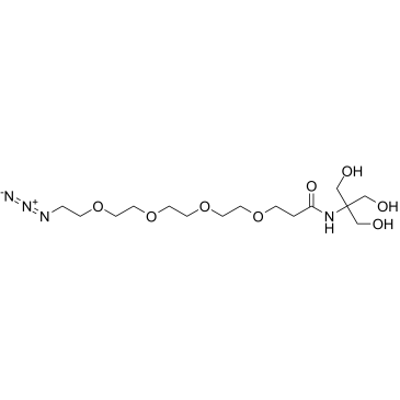 Azido-PEG4-Amido-Tris Structure