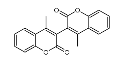 4,4'-dimethyl-2H,2'H-[3,3'-bichromene]-2,2'-dione Structure