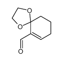 1,4-dioxaspiro[4.5]dec-6-ene-6-carbaldehyde Structure