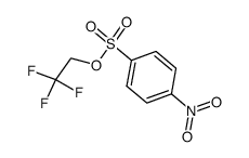 2,2,2-trifluoroethyl 4-nitrobenzenesulfonate Structure