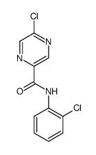 5-chloro-N-(2-chlorophenyl)pyrazine-2-carboxamide Structure