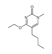 2(1H)-Pyrimidinone,5-butyl-4-ethoxy-1-methyl-(9CI) structure