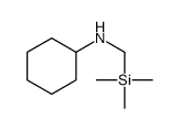 N-[(Trimethylsilyl)methyl]cyclohexanamine结构式