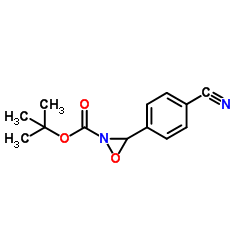 N-叔丁氧羰基-3-(4-氰苯基)哑嗪图片