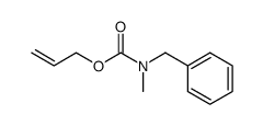N-allyloxycarbonyl-N-methylbenzylamine结构式