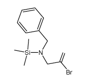 N-benzyl-N-(2-bromoallyl)-1,1,1-trimethylsilanamine结构式