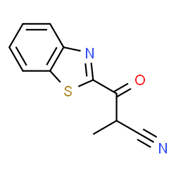 2-Benzothiazolepropanenitrile,alpha-methyl-beta-oxo-(9CI)结构式