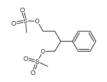 2-Phenyl-1,4-bis[(methylsulfonyloxy)]butane结构式