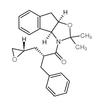 N-[N,O-ISOPROPYLIDENE-(2R)-HYDROXY INDAN-(1S)-YL]-(2R)-BENZYL-(4S,5)-EPOXY PENTANAMIDE Structure