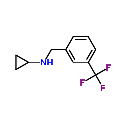 N-[3-(Trifluoromethyl)benzyl]cyclopropanamine结构式