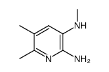 2,3-Pyridinediamine,N3,5,6-trimethyl- structure