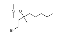 (1-bromo-3-methyloct-1-en-3-yl)oxy-trimethylsilane结构式