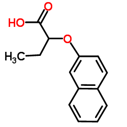 2-(2-Naphthyloxy)butanoic acid Structure