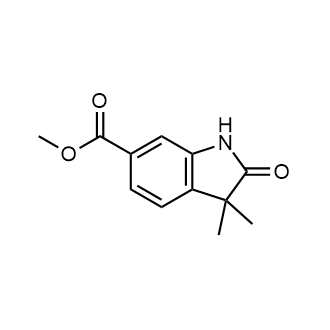 Methyl3,3-dimethyl-2-oxo-2,3-dihydro-1h-indole-6-carboxylate picture