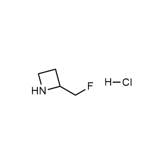 2-(Fluoromethyl)azetidine hydrochloride structure