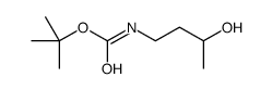 (3-羟基丁基)氨基甲酸叔丁酯结构式