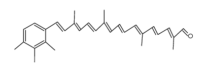8'-apo-χ-caroten-8'-al Structure