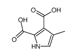 4-Methyl-1H-pyrrole-2,3-dicarboxylic acid Structure