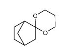 spiro[bicyclo[2.2.1]heptane-2,2'-[1,3]dioxolane]结构式