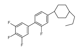 2',3,4,5-Tetrafluoro-4'-(trans-4-propylcyclohexyl)biphenyl Structure