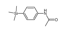 4'-(Trimethylsilyl)acetanilide Structure