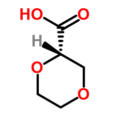 (S)-1,4-二恶烷-2-羧酸结构式
