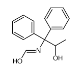 N-(2-hydroxy-1,1-diphenylpropyl)formamide结构式