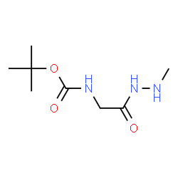 Glycine, N-[(1,1-dimethylethoxy)carbonyl]-, 2-methylhydrazide (9CI) picture