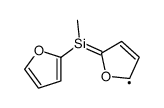 bis(furan-2-yl)-methylsilicon结构式