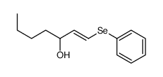 1-phenylselanylhept-1-en-3-ol Structure