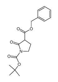 3-benzyl 1-tert-butyl 2-oxopyrrolidine-1,3-dicarboxylate Structure