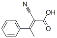 (E)-2-Cyano-3-phenyl-2-butenoic acid Structure