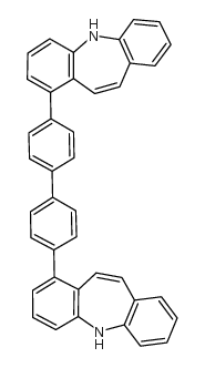 4,4’-双(二苯并氮杂卓-1-基)联苯结构式