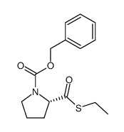 benzyl (S)-2-((ethylthio)carbonyl)pyrrolidine-1-carboxylate结构式