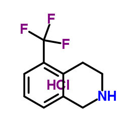 5-(Trifluoromethyl)-1,2,3,4-tetrahydroisoquinoline hydrochloride Structure