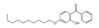 (4-decoxy-2-hydroxyphenyl)-phenylmethanone结构式