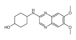 4-[(6,7-dimethoxyquinoxalin-2-yl)amino]cyclohexan-1-ol Structure