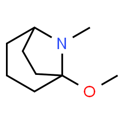 8-Azabicyclo[3.2.1]octane,1-methoxy-8-methyl-(9CI)结构式