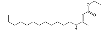 ethyl 3-(dodecylamino)but-2-enoate结构式