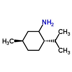 Cyclohexanamine, 5-methyl-2-(1-methylethyl)-, (2S,5R)- (9CI) structure