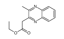 Ethyl (3-Methyl-2-quinoxalinyl)acetate结构式