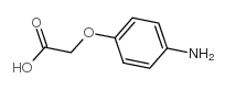 (4-Aminophenoxy)acetic acid Structure