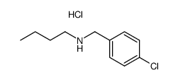 butyl-(4-chloro-benzyl)-amine, hydrochloride Structure