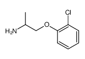 1-(2-Chlorophenoxy)-2-propanamine结构式