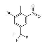 2-BROMO-6-NITRO-4-TRIFLUOROMETHYLTOLUENE structure