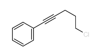 Benzene,(5-chloro-1-pentyn-1-yl)-结构式