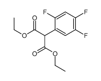 diethyl 2-(2,4,5-trifluorophenyl)propanedioate结构式