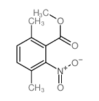 Benzoic acid,3,6-dimethyl-2-nitro-, methyl ester structure